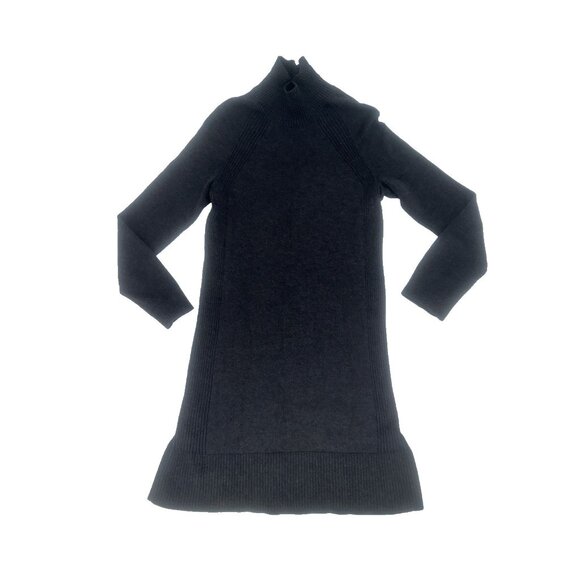 Lululemon Keep it Cozy Graphite Gray Silk Blend Sweater Dress 4 W1CFTS - Picture 2 of 16